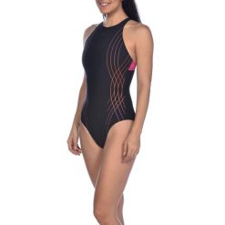 Strój kąpielowy damski jednoczęściowy sportowy Arena Bodylift Elisa. Czarne stroje kąpielowe damskie ARENA, s, bez wzorów. Za 191.98 zł.