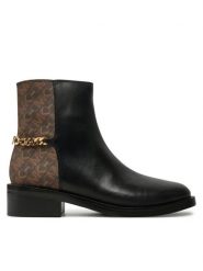 MICHAEL Michael Kors Botki 40F4CLME8L Czarny. Czarne botki damskie MICHAEL Michael Kors, bez wzorów, ze skóry, bez obcasa, na płaskiej podeszwie, bez zapięcia. Za 1,329.00 zł.