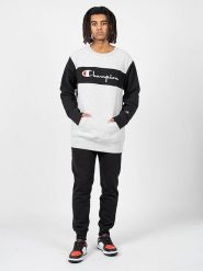 Champion Bluza | 214049 | Mężczyzna | Szary. Szare bluzy męskie Champion, m, bez wzorów, z bawełny, bez ramiączek, bez kaptura. W wyprzedaży za 219.00 zł.