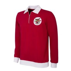 Kurtka/bluza retro piłkarska - Dorośli - SL Benfica 1962-63 - Czerwona. Czerwone kurtki męskie COPA FOOTBALL, xl, bez wzorów, retro, bez kaptura. Za 383.47 zł.