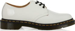 Dr Martens Buty Dr. Martens White Patent Lamper 26754100-1461. Białe obuwie sportowe damskie Dr. Martens, bez wzorów, bez zapięcia. Za 539.00 zł.
