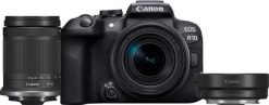 Aparat Canon EOS R10 + RF-S 18-150 mm f/3.5-6.3 + adapter EF-EOS R (5331C039AA). Aparaty bezlusterkowce Canon. Za 6,566.99 zł.