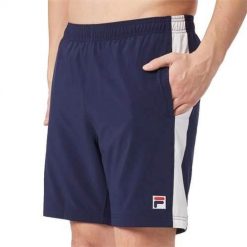Spodnie treningowe męskie Fila FBM2415011501. Niebieskie spodnie materiałowe męskie Fila, m, bez wzorów, z dresówki. Za 362.00 zł.