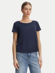 Rinascimento Bluzka CFC0127880003 Granatowy Regular Fit. Niebieskie bluzki damskie Rinascimento, xs, bez wzorów, z syntetyku, bez kołnierzyka, bez ramiączek. Za 299.99 zł.