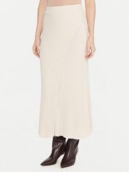 Kontatto Spódnica maxi 3M0955C Écru Regular Fit. Spódnice damskie Kontatto, m, bez wzorów, z wiskozy, maxi. Za 399.99 zł.