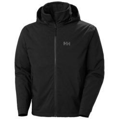 Kurtka wodoodporna Helly Hansen Victor INS. Czarne kurtki sportowe męskie Helly Hansen, na zimę, m, bez wzorów, bez kaptura, narciarskie. Za 820.50 zł.