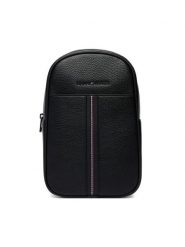 Tommy Hilfiger Saszetka Th Central Slingpack AM0AM14170 Czarny. Czarne saszetki i nerki męskie Tommy Hilfiger, bez wzorów, ze skóry. Za 489.99 zł.