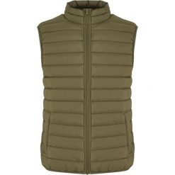 Bezrękawnik Męski Basic Lekki. Zielone bluzy męskie Urban Classics, m, bez wzorów, bez ramiączek, bez kaptura. Za 186.99 zł.