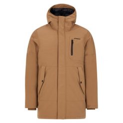 Kurtka narciarska Protest Hemley. Brązowe kurtki sportowe męskie Protest, bez wzorów, bez kaptura, narciarskie. W wyprzedaży za 664.15 zł.