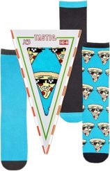 Skarpety Tastic Skarpetki unisex 3-pak Pizza Giftbox Blue. Czarne skarpetki damskie Erima, bez wzorów, z bawełny. Za 144.99 zł.