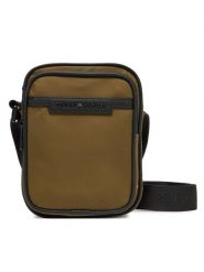 Tommy Hilfiger Saszetka Th Repreve Mini Reporter AM0AM13465 Brązowy. Brązowe saszetki i nerki męskie Tommy Hilfiger, bez wzorów, z materiału. Za 239.99 zł.