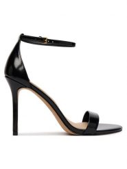 Aldo Sandały Jacynthe 13922267 Czarny. Czarne kozaki damskie Aldo, bez wzorów, ze skóry, bez obcasa, na szpilce, bez zapięcia. Za 339.99 zł.