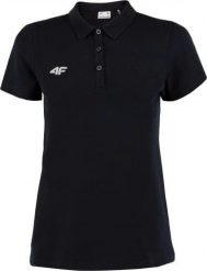 4f Koszulka polo damska NOSH4-TSD007B. Bluzki damskie 4F, bez wzorów, bez kołnierzyka, bez ramiączek. Za 127.55 zł.