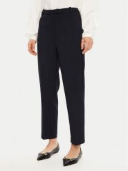 Tommy Hilfiger Chinosy WW0WW44090 Granatowy Regular Fit. Niebieskie spodnie materiałowe damskie Tommy Hilfiger, bez wzorów, z syntetyku. Za 329.99 zł.