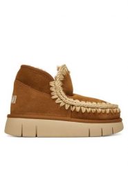 Mou Śniegowce MU.FW531009A Brązowy. Brązowe śniegowce damskie Mou, ze skóry, bez zapięcia. Za 1,009.00 zł.