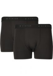 Bokserki Virtus Ontel V2. Czarne bokserki męskie VIRTUS, bez wzorów, z materiału. Za 148.50 zł.