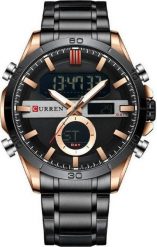 Zegarek Curren ZEGAREK MĘSKI CURREN 8384 (zc023c) - DUAL TIME. Zegarki męskie Curren, bez wzorów. Za 114.15 zł.