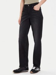 Guess Jeans Jeansy W5BA3O D0142 Czarny Relaxed Fit. Czarne jeansy damskie Guess Jeans, z aplikacjami, z bawełny. Za 329.99 zł.