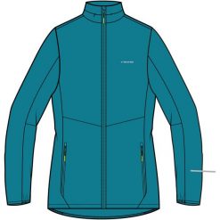 Kurtka damska trekkingowa Viking Acadia Lady. Niebieskie kurtki sportowe damskie Viking, s, bez wzorów, bez ramiączek, bez kaptura, trekkingowe. Za 279.90 zł.