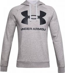Under Armour Bluza męska Rival Fleece Big Logo Hd szara r. XL (1357093 011). Szare bluzy męskie Under Armour, m, bez wzorów, bez ramiączek, bez kaptura. Za 206.89 zł.