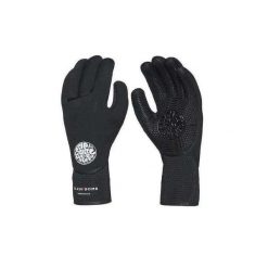 Rękawiczki neoprenowe do sportów wodnych Rip Curl Flashbomb 3/2mm 5. Czarne rękawiczki męskie Rip Curl, bez wzorów, z neoprenu. W wyprzedaży za 229.00 zł.