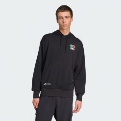 Bluza z kapturem Mercedes - AMG Petronas Formula One Team Kimi Antonelli Graphic. Czarne bluzy męskie Adidas, xl, bez wzorów, z kapturem, na fitness i siłownię. Za 329.00 zł.