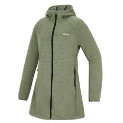 Bluza damska Bloomfield Long Line Fill z kapturem i zamkiem błyskawicznym. Brązowe bluzy damskie Regatta, bez wzorów, z dzianiny, bez ramiączek, z kapturem. W wyprzedaży za 199.99 zł.