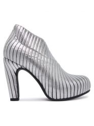 United Nude Botki Fold HI II 10870851129 Srebrny. Szare botki damskie United Nude, bez wzorów, z materiału, bez obcasa, na słupku, bez zapięcia. Za 1,169.00 zł.