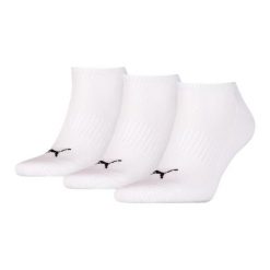 Skarpety Treningowe Unisex Dla Dorosłych 907942 (zestaw 3 Sztuk). Białe skarpetki damskie Puma, bez wzorów. Za 73.99 zł.