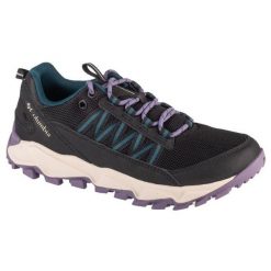 Buty Columbia Flow Fremont 2058831010 czarne. Czarne obuwie trekkingowe damskie z gumy, bez zapięcia. Za 495.03 zł.