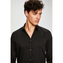 Trussardi Jeans - Koszula Colla. Niebieskie koszule męskie TRUSSARDI JEANS, bez wzorów, z bawełny, casualowe, bez kołnierzyka, bez ramiączek. W wyprzedaży za 199.90 zł.