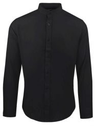 Koszula Taliowana na Stójce, Męska - Rigon - Czarna. Czarne koszule męskie Rigon, m, bez wzorów, z bawełny, eleganckie, bez kołnierzyka, bez ramiączek. Za 139.00 zł.