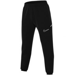 Męskie Spodnie Do Biegania Academy 25 DriFIT. Czarne spodnie sportowe męskie Nike, m, bez wzorów, do biegania. Za 207.99 zł.