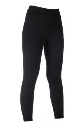Damskie legginsy jeździeckie z pełną przyczepnością HKM Tabea. Czarne legginsy damskie HKM, bez wzorów. Za 196.50 zł.