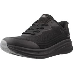 Buty SKECHERS 117760S BOBS SKILLZ AIRY Czarny. Czarne obuwie trekkingowe damskie Skechers, z tkaniny, bez zapięcia. Za 319.99 zł.