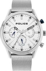 Zegarek Police Zegarek męski Police PL.16021JS-04MM srebrny. Szare zegarki męskie Police, bez wzorów, srebrne. Za 491.00 zł.