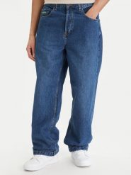 DC Shoes Jeansy EDYDP03435 Niebieski Baggy Fit. Niebieskie jeansy męskie DC Shoes, z bawełny. Za 369.99 zł.