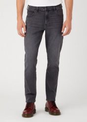WRANGLER MĘSKIE SPODNIE JEANSOWE LARSTON BLACKOUT W18S29Z79 112330748. Jeansy męskie Wrangler, z jeansu. Za 219.99 zł.