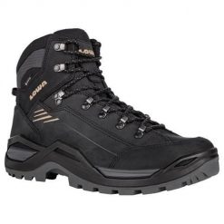 Buty trekkingowe męskie Lowa Renegade Evo Mid Gtx. Czarne buty zimowe męskie Lowa, bez wzorów, z materiału, za kostkę, bez obcasa, bez zapięcia. Za 1,149.00 zł.