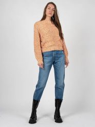 Silvian Heach Sweter | PGA22002MA | Kobieta | Pomarańczowy. Brązowe swetry nierozpinane damskie Silvian Heach, l, bez wzorów, z moheru, bez kołnierzyka, bez ramiączek. W wyprzedaży za 199.00 zł.