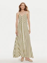 YAS Sukienka letnia Savanna 26035342 Zielony Regular Fit. Zielone sukienki damskie YAS, na lato, m, bez wzorów, z wiskozy, bez kołnierzyka, bez ramiączek. Za 189.99 zł.