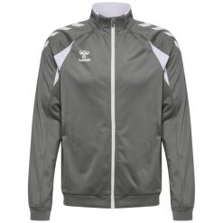 Kurtka z dresu Hummel Core 2.0. Białe kurtki męskie Hummel, bez wzorów, z dresówki, sportowe, bez kaptura. Za 260.00 zł.