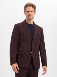 Finshley & Harding marynarka z zestawu modułowego Mężczyźni Modern Fit lila, 48. Garnitury męskie Finshley & Harding, m, bez wzorów, biznesowe. Za 699.95 zł.