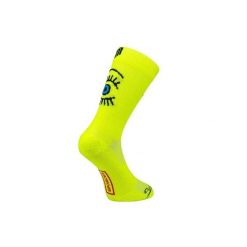 Skarpetki biegowe Sporcks Eye. Żółte skarpety męskie SPORCKS, bez wzorów, z nylonu. Za 93.95 zł.