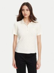 Guess Sweter V5YP01 KCX12 Écru Regular Fit. Swetry nierozpinane damskie Guess, xxs, z aplikacjami, z syntetyku, bez kołnierzyka, bez ramiączek. Za 189.99 zł.
