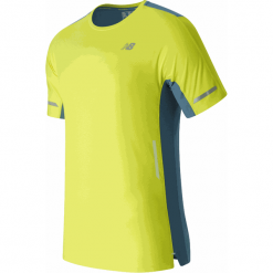 New Balance MT63203FFY. Koszulki sportowe męskie New Balance, m, bez wzorów, z materiału, bez ramiączek, na fitness i siłownię. W wyprzedaży za 139.99 zł.