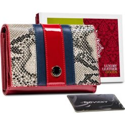 Portfel skórzany Peterson bordowy PTN ST-445. Czerwone portfele damskie Peterson, ze skóry. Za 127.99 zł.