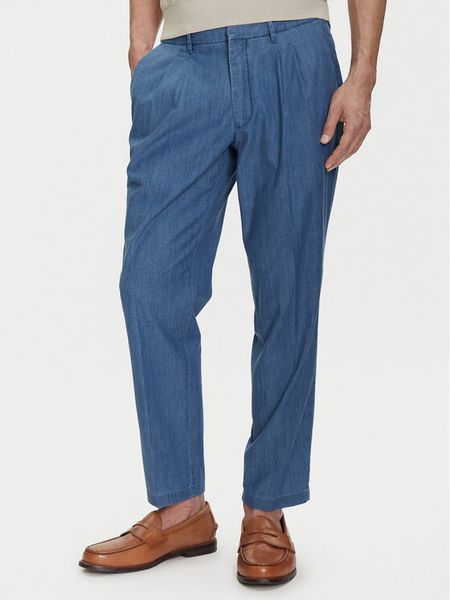 Baldessarini Chinosy B1 19127.1366 Niebieski Regular Fit. Niebieskie eleganckie spodnie męskie Baldessarini, bez wzorów, z bawełny. Za 569.99 zł.