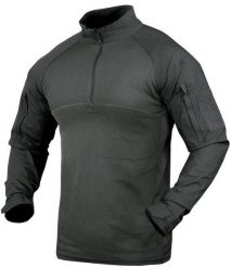 Condor Condor - Bluza Wojskowa Combat Shirt - Czarny - 10. Czarne bluzy męskie CONDOR, m, bez wzorów, militarne, bez ramiączek, bez kaptura. Za 248.00 zł.
