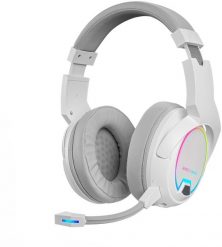 Mars Gaming MHW-100 Wireless 2.4GHz Gaming Headset with Microphone USB-C / ARGB Flow. Słuchawki bezprzewodowe mars gaming. Za 226.66 zł.
